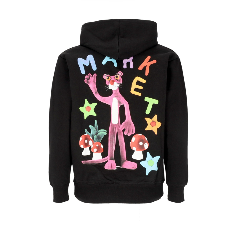 Herren Kapuzenpullover Nostalgia Hoodie X Pink Panther Schwarz