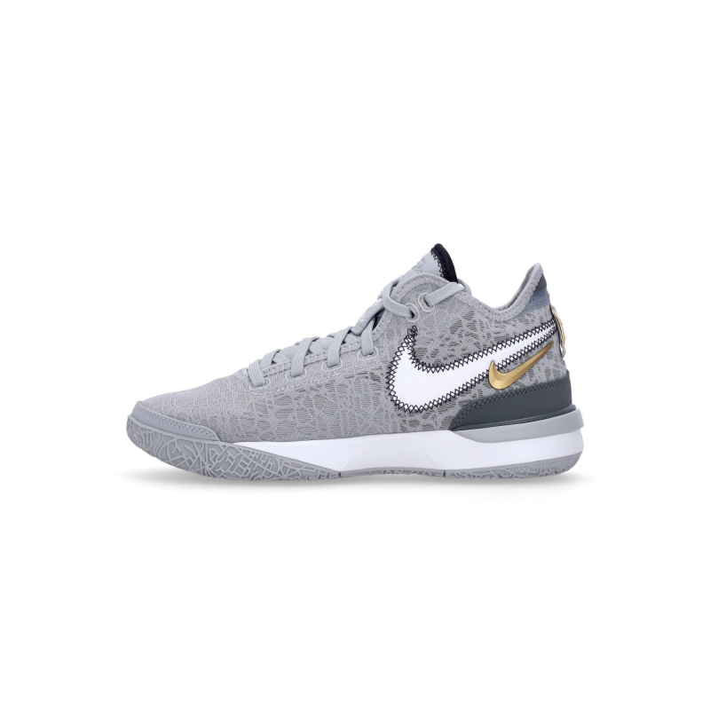 Herren-Basketballschuh Zoom Lebron Nxxt Gen Wolf Grau/WeiB/Eisengrau/Schwarz