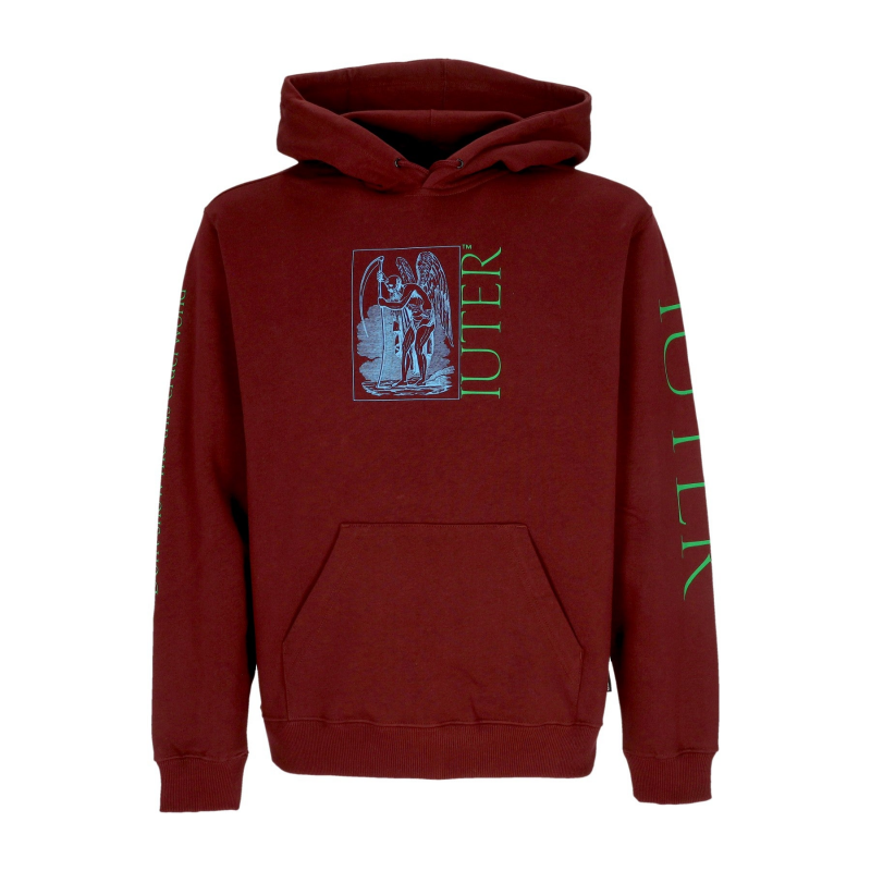 Herren Cruel World Hoodie Burgund