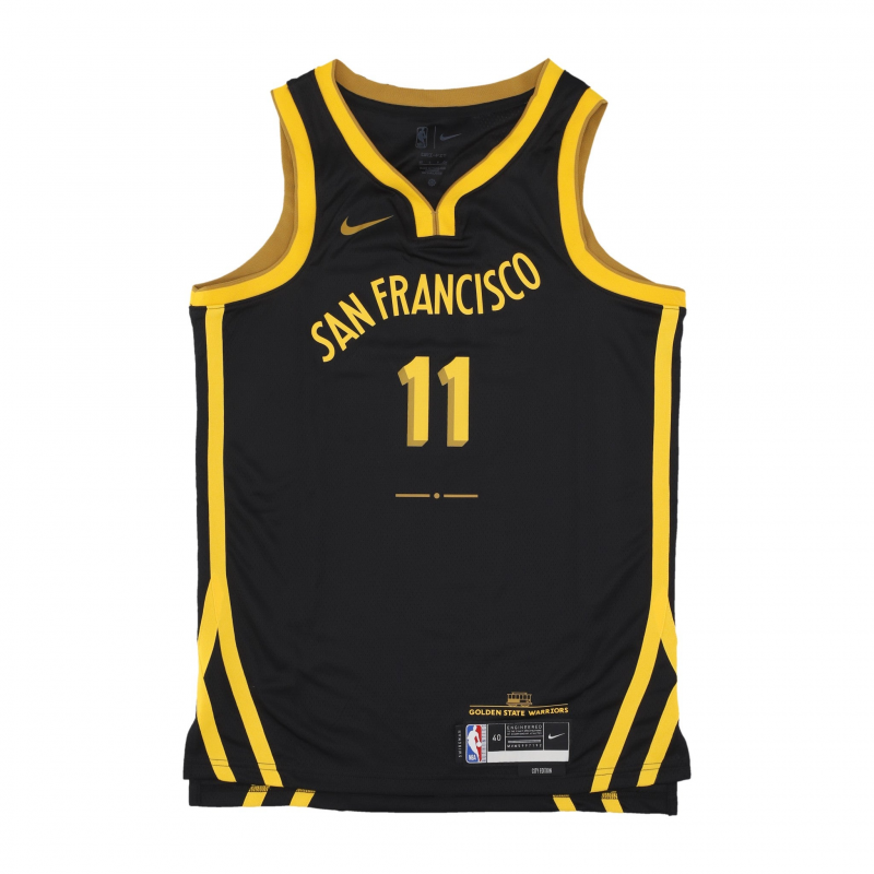 Herren-Basketball-Tanktop Nba City Edition 2023/24 Dri-Fit Swingman-Trikot Nr. 11 Klay Thompson Golwar Schwarz