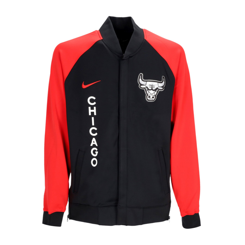 Herren College Sweatshirt Nba City Edition Showtime Dri-Fit Jacke mit durchgehendem ReiBverschluss Chibul Schwarz