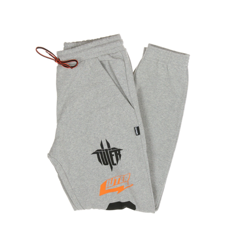 Fleece-Trainingshose fur Herren, Hornerhose, Hellgrau