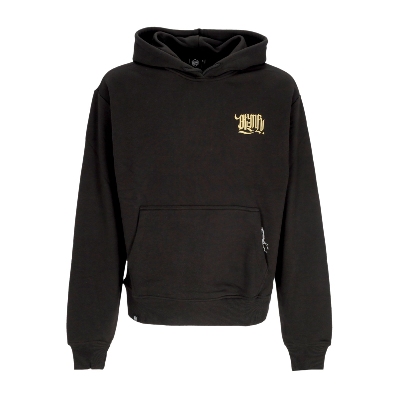 Leichtes Herren-Sweatshirt mit Kapuze, Desert Skull Hoodie, Schwarz
