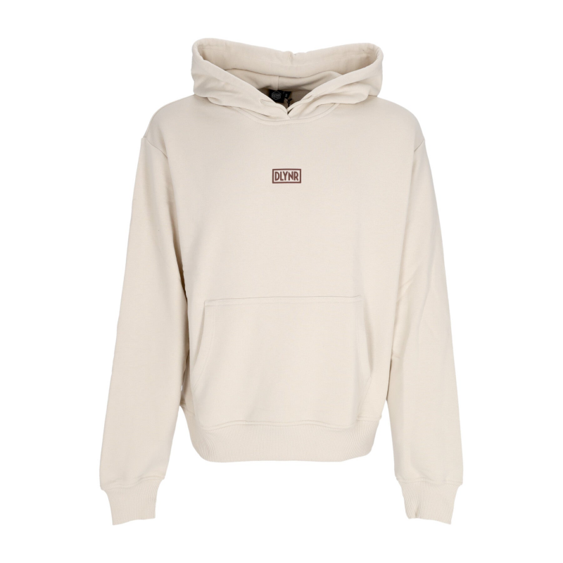 Leichtes Herren-Kapuzenpullover mit 3D-Box-Logo, Beige