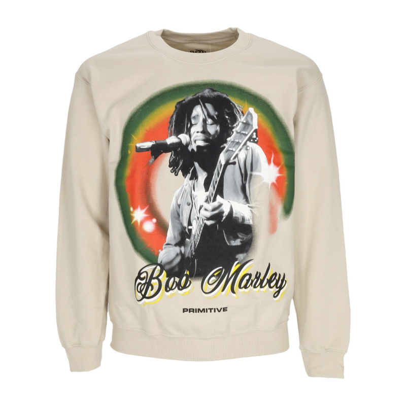 Dreams Crewneck X Bob Marley Sand Herren-Sweatshirt mit Rundhalsausschnitt