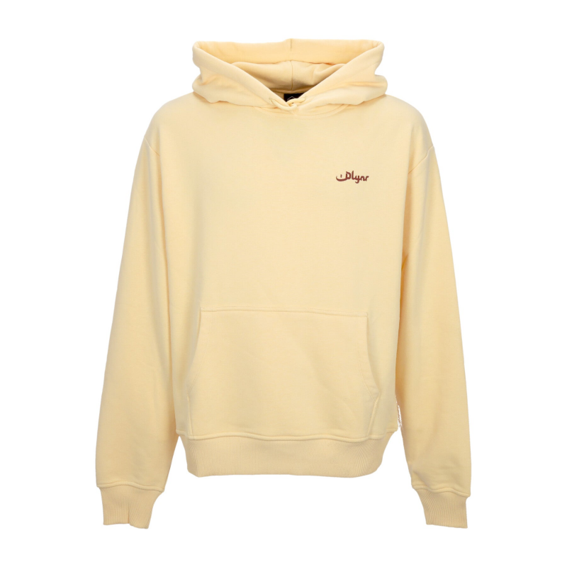 Leichtes Kapuzen-Sweatshirt fur Herren, Perserteppich-Kapuzenpullover, Gelb