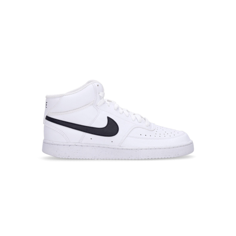 Court Vision Mid Next Nature Herren-Halbschuh WeiB/Schwarz/WeiB
