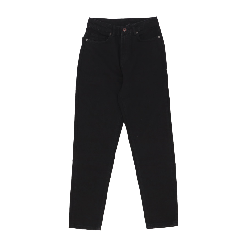 Herrenjeans, bedruckte Flammen und Logo-Jeans, schwarzer Denim