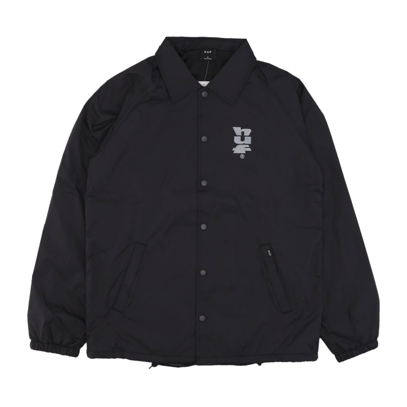 Coach-Jacke Herren Megablast Coaches-Jacke Schwarz