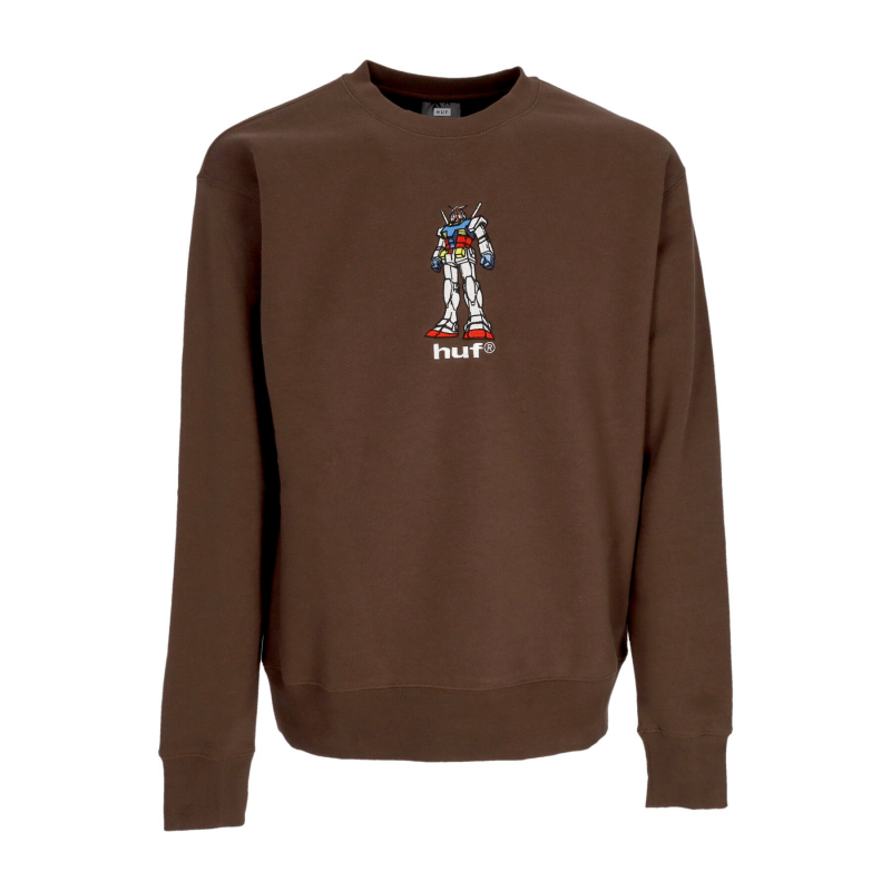 79 Crewneck X Gundam Chocolate Herren-Sweatshirt mit Rundhalsausschnitt