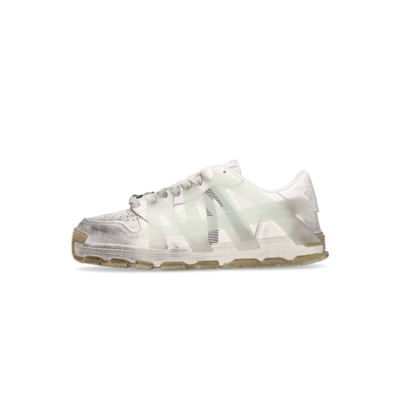 Niedriger Herrenschuh Tank WeiB