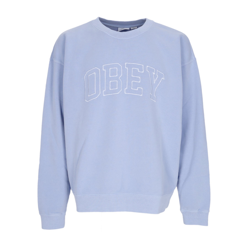 Leichtes Herren-Sweatshirt mit Rundhalsausschnitt Pigment Collegiate Extra Heavy Crew Fleece Pigment Hydrangea