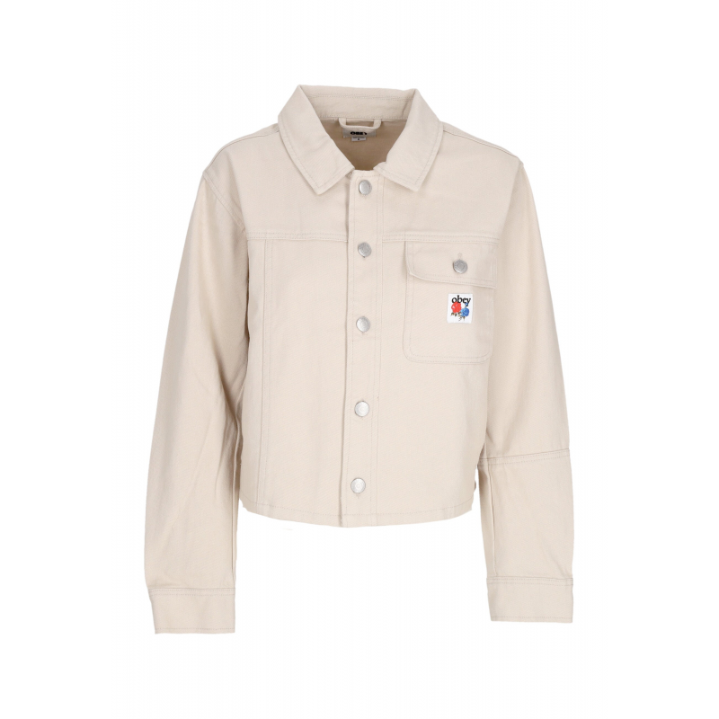 Damen Jeansjacke W Rebuilt Shirt Jacket Clay