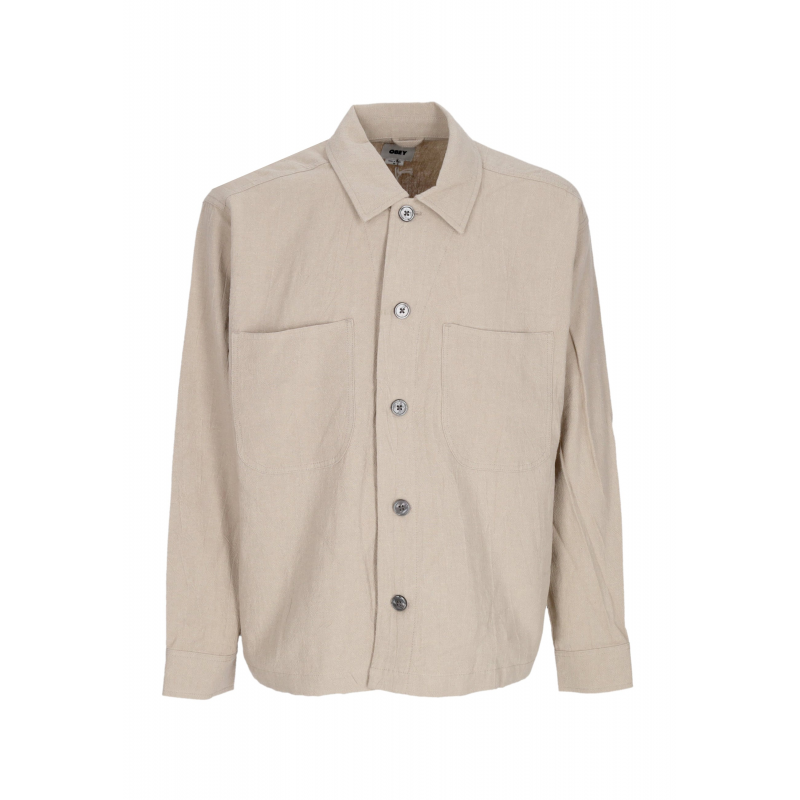 Antonio Utility Shirt Jacke Oatmeal Herren Langarmshirt