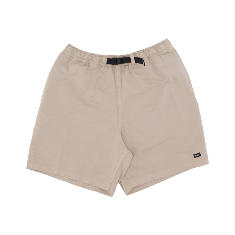 Easy Pigment Trail Kurze Herrenhose Pigment Silbergrau