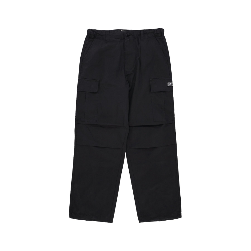 Lange Herren-Cargohose Big Timer in verwaschenem Schwarz