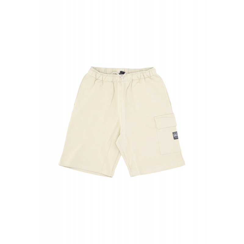 Herren-Trainingsshorts Label Classic Cargo Sweatshort Gravel