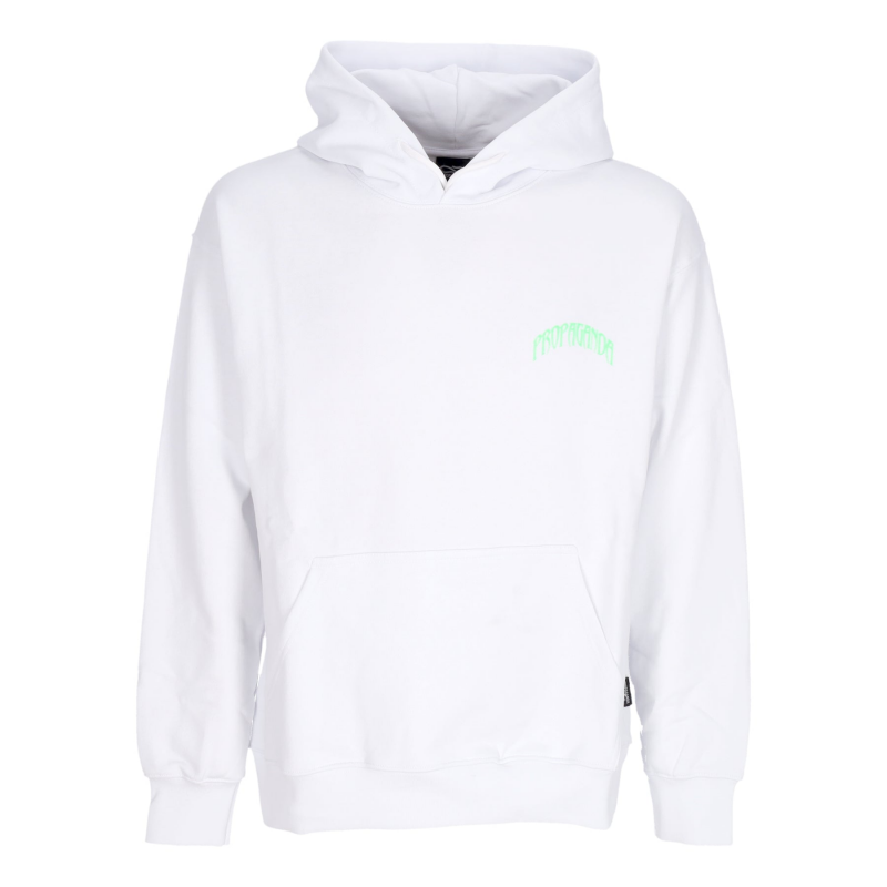 Leichtes Herren-Sweatshirt mit Kapuze, Triangle Panther Hoodie, WeiB