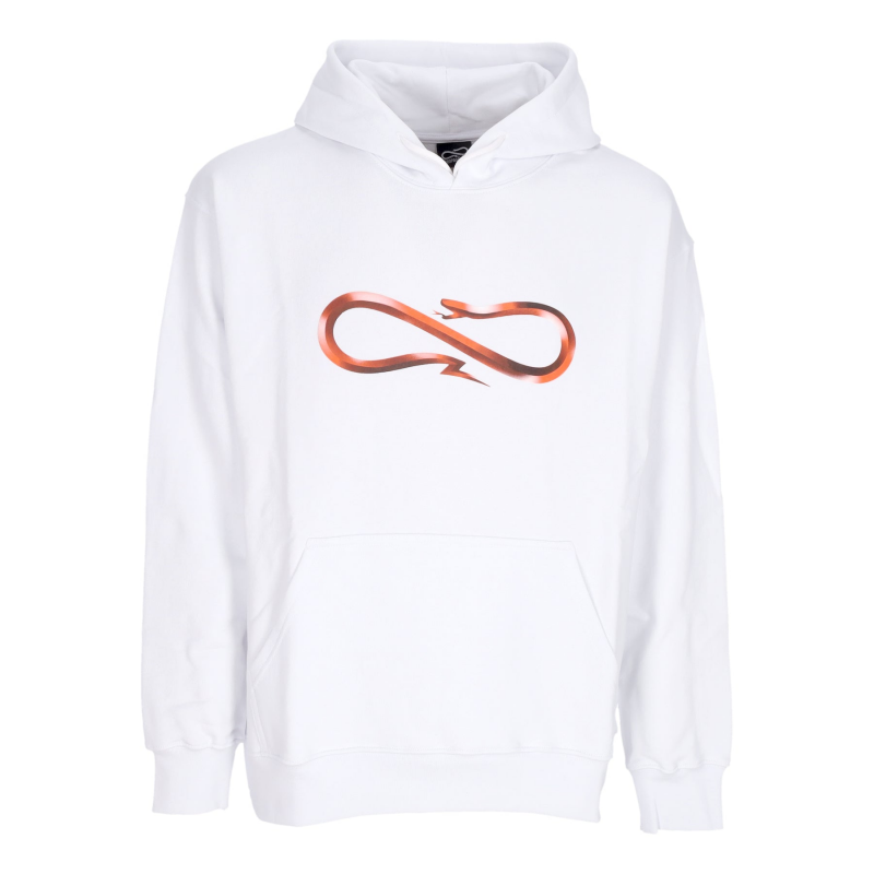 Leichtes Herren-Sweatshirt mit Kapuze, Steel Logo Hoodie, WeiB