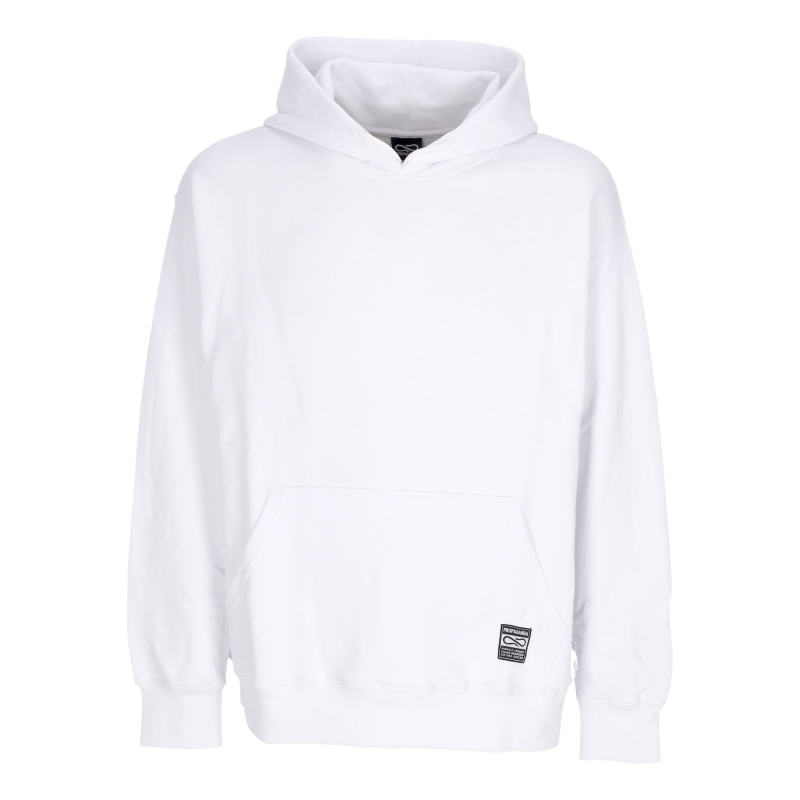 Leichtes Herren-Kapuzenpullover Label Classic Hoodie WeiB