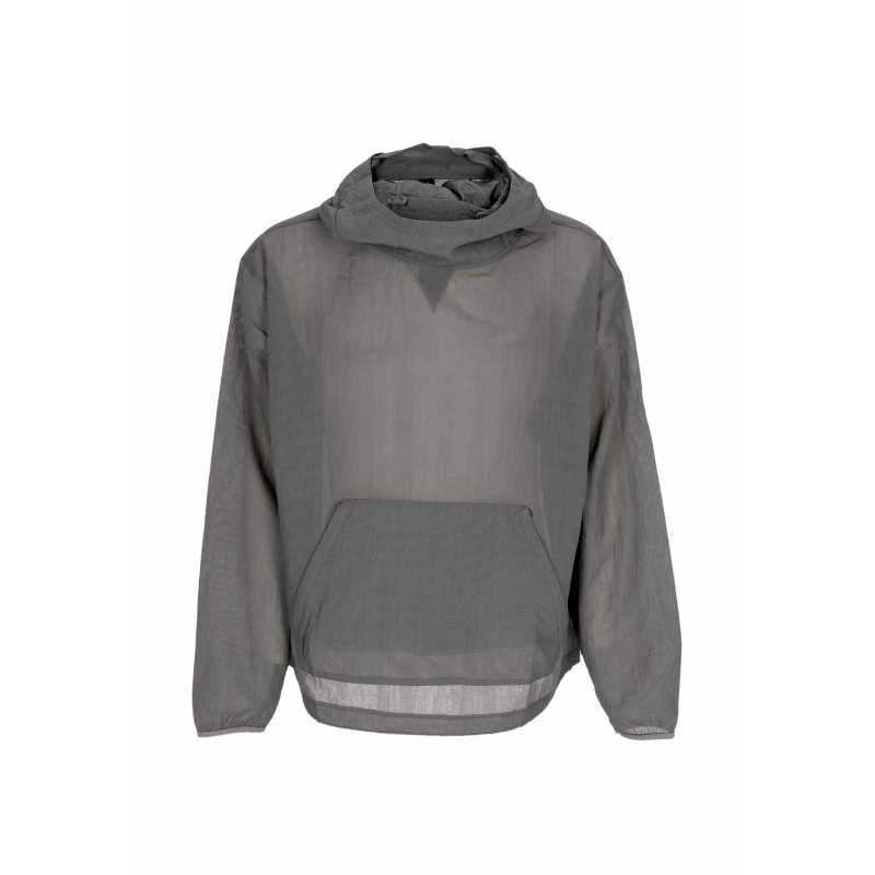 Leichter Herren-Hoodie Sportswear Tech Pack Woven Mesh Hoodie Eisengrau/Eisengrau