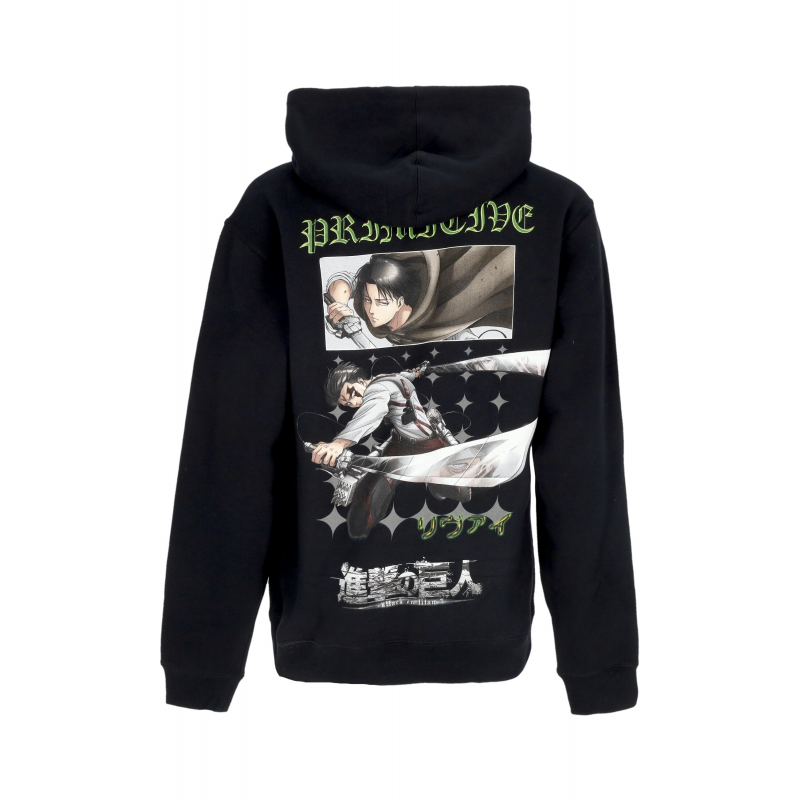 Herren Scout Hoodie X Attack On Titan Schwarz