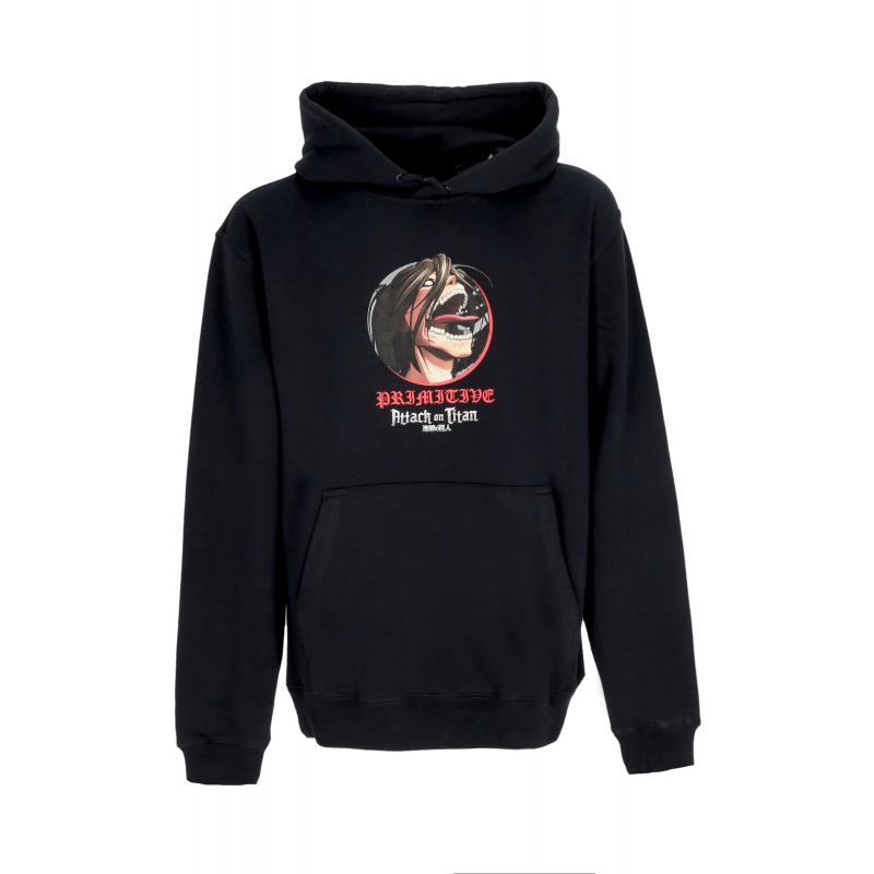 Future Memory Hoodie X Attack On Titan Schwarzer Herren-Hoodie