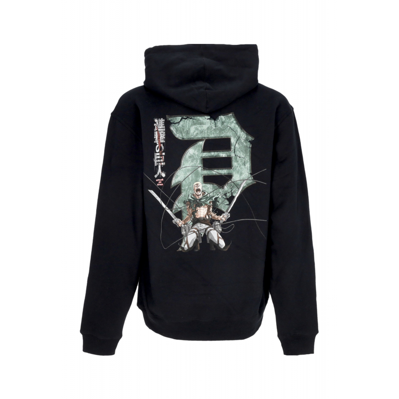 Reiner Herren Hoodie Dirty P Hoodie X Attack On Titan Schwarz