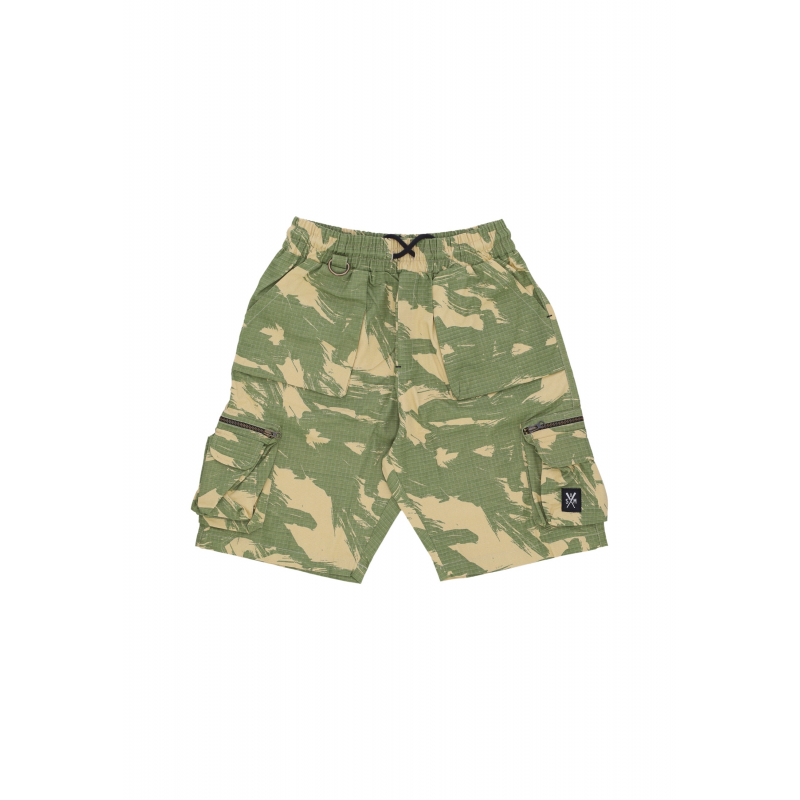 Kurze Herren-Cargoshorts Camo