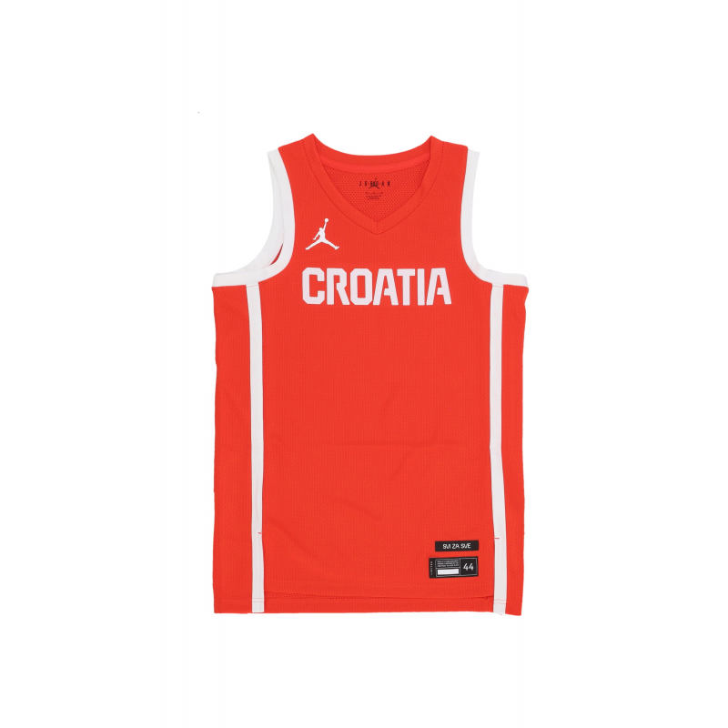 Herren-Basketball-Tanktop Limited Road Basketball-Trikot Team Kroatien Chile Rot/WeiB