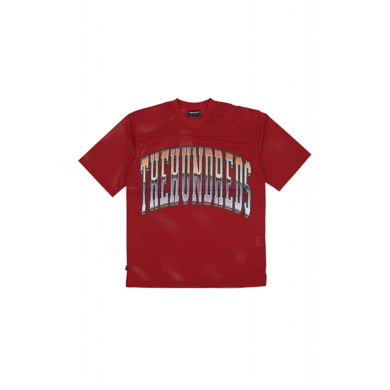 Herren-FuBballtrikot der Division Burgund