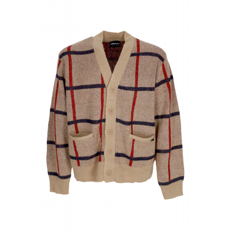 Moe Herren-Cardigan, Entenbraun, Cardigan