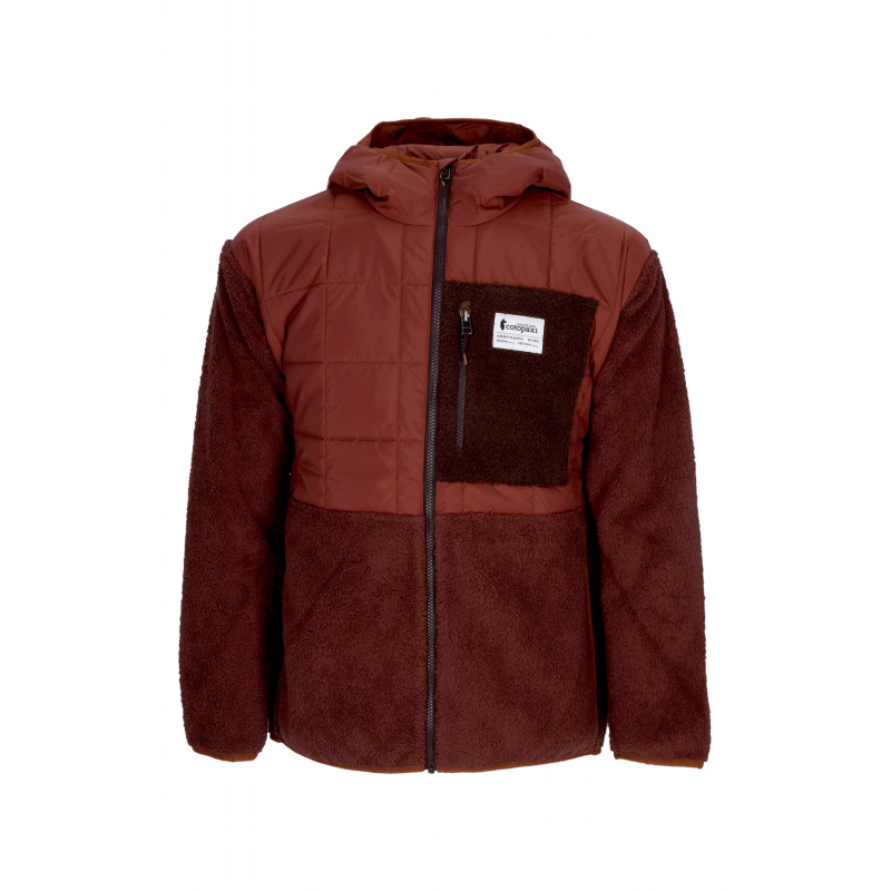 Herren Trico Hybrid Kapuzenjacke Rost/Kastanie