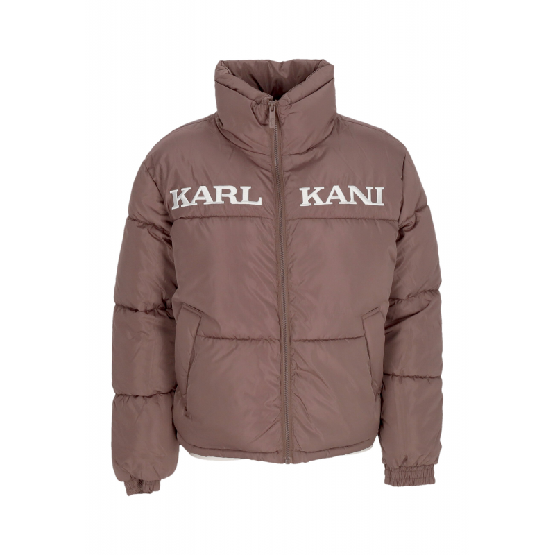 Damen W Retro Essential Pufferjacke Taupe