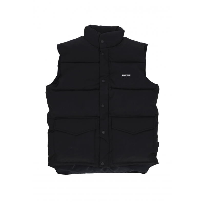 Daunenjacke Mann Puff Vest Black