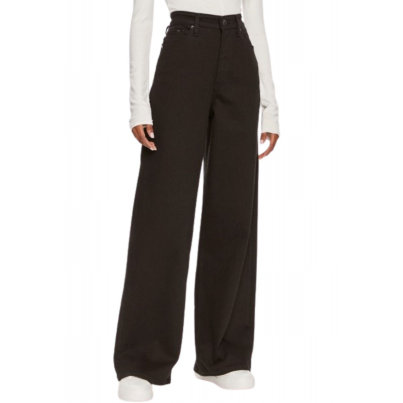 Calvin Klein Jeans HIGH RISE WIDE INFINITE BLACK