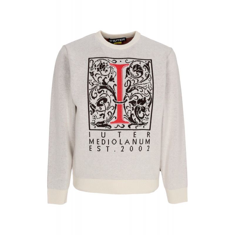 Herren Pullover Mediolanum Jumper Dusty White