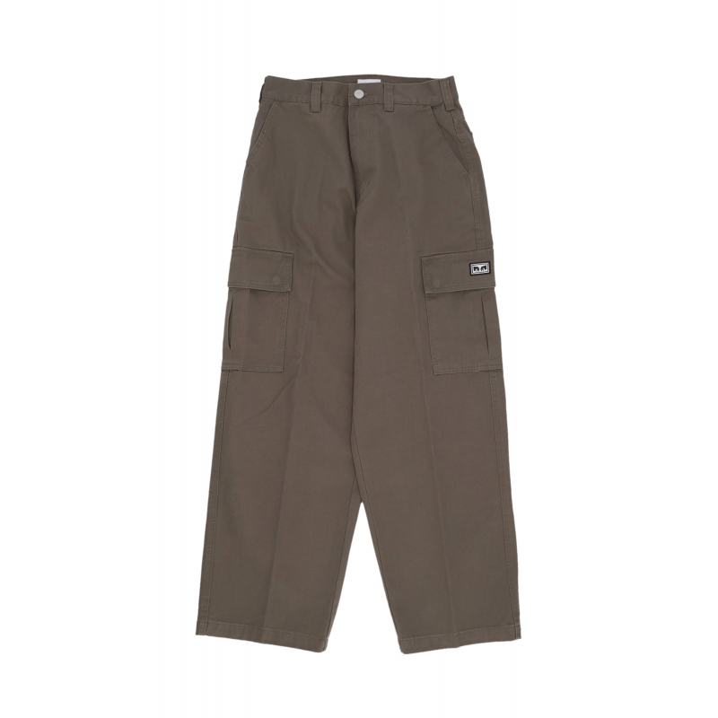 Herren Lange Hosen Bigwig Baggy Twill Cargo Pant Smokey Olive