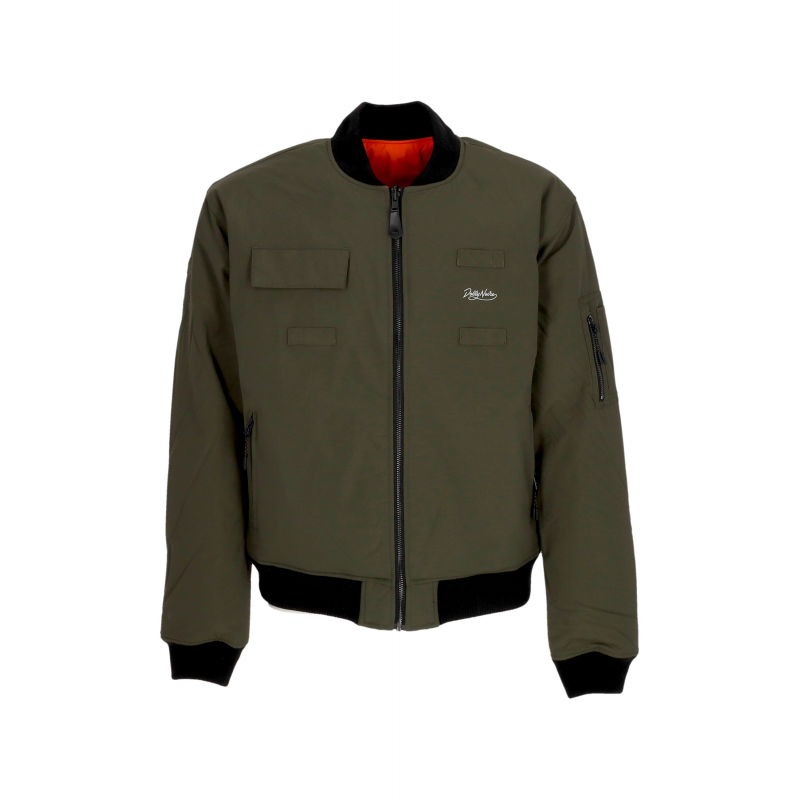 Wende-Bomberjacke fur Herren in Schwarz
