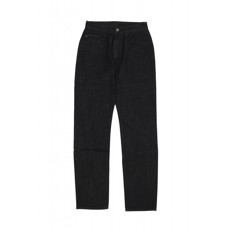 Herren Jeans Denim 5 Taschen Hose Schwarz