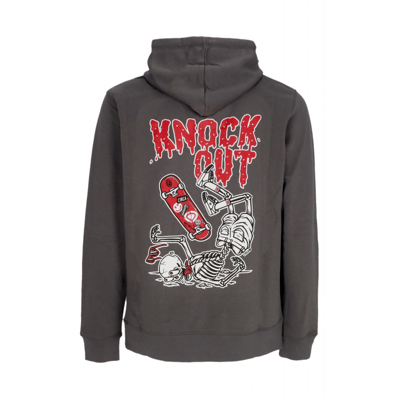 Hoodie Man Knock Out Hoodie Anthrazit