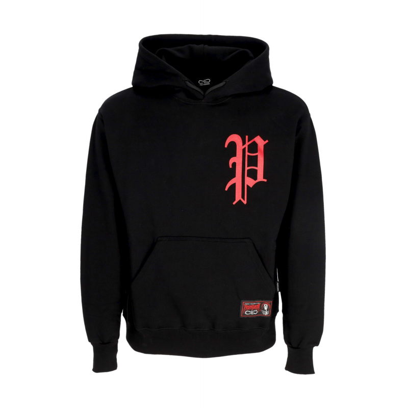 Manner Kapuze Misery Hoodie Schwarz