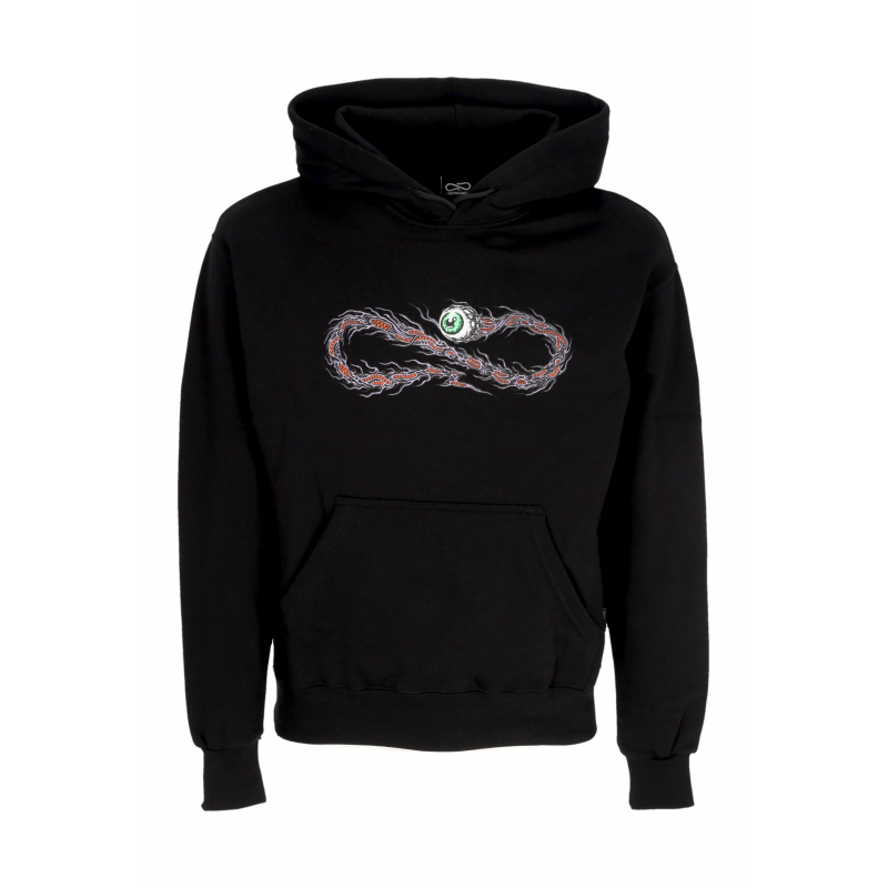 Herren Hoodie Logo Badfate Hoodie Schwarz