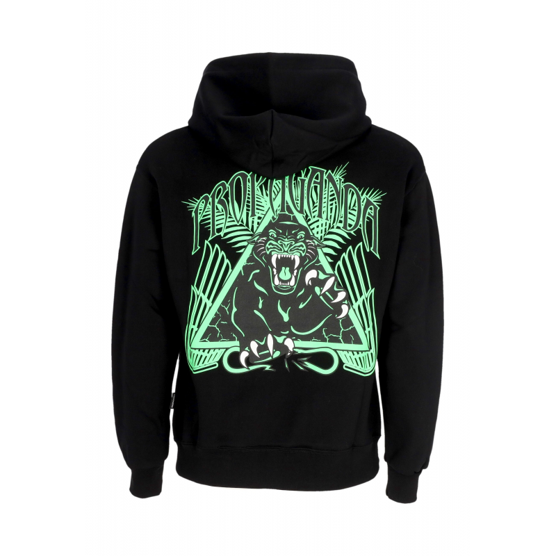 Herren Hoodie Triangle Panther Hoodie Schwarz