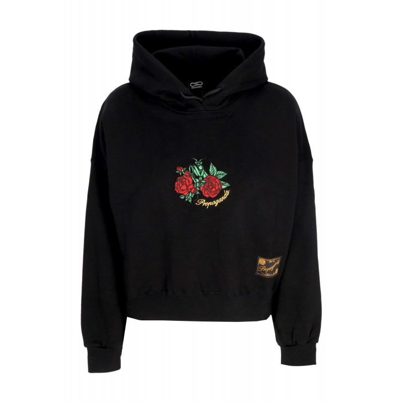 Women's Short Hoodie W Mantis Croptop Hoodie Black