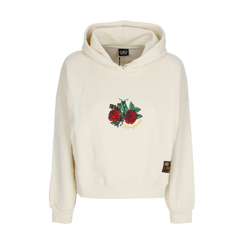 Frauen Short Hoodie W Mantis Croptop Hoodie Bone