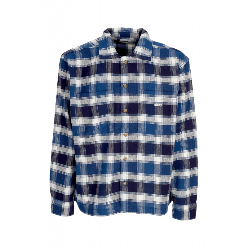 Langarmshirt Bigwig Hugo Woven Academy Navy/multiple