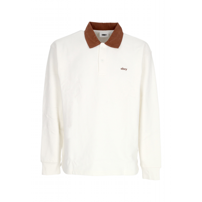 Polo Lange Armel Palo Fleece Polo Blanc De Blanc