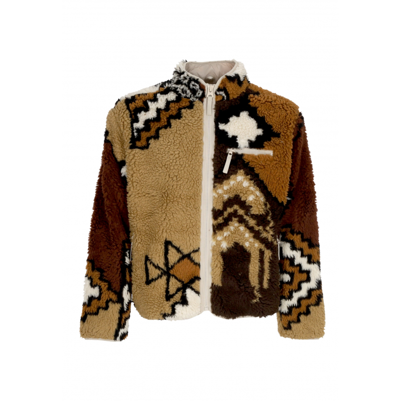 Herren Bar Marokkanischer Teppich Sherpa Jack Brown Multi