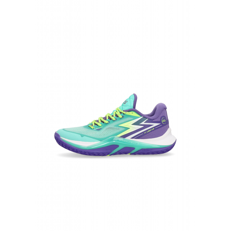 Basketball Herren Schuh nach oben grun/dunkel Lila